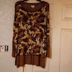 Camo sweater